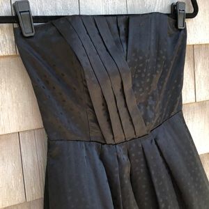 WHBM | strapless silk dress 🥂